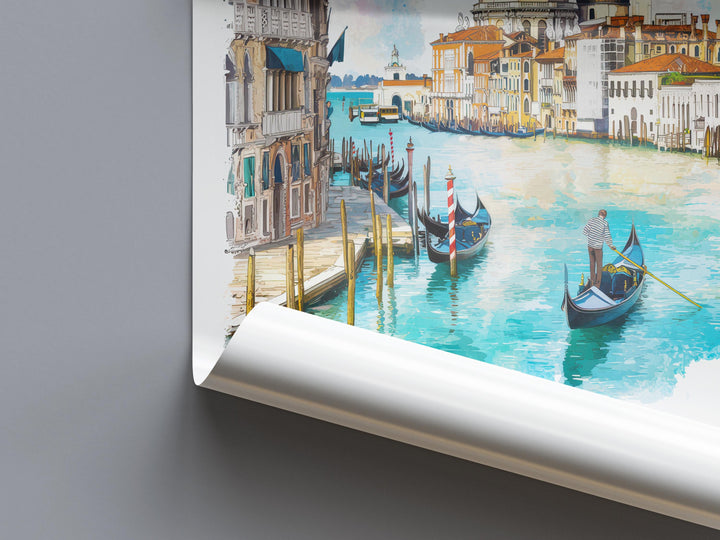 Venice Watercolor Poster Wall Art Venice Wall Hanging Home Décor Venice Gift Art Lovers Italy Wall Art
