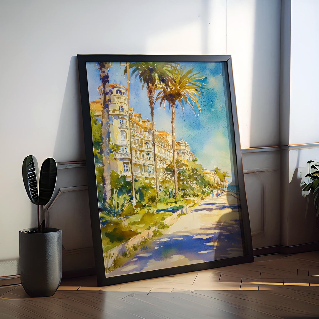 Estoril watercolor poster Wall Art Estoril Wall Hanging Home Décor Estoril Gift Art Lovers Portugal Art Lover Gift Portugal wall art