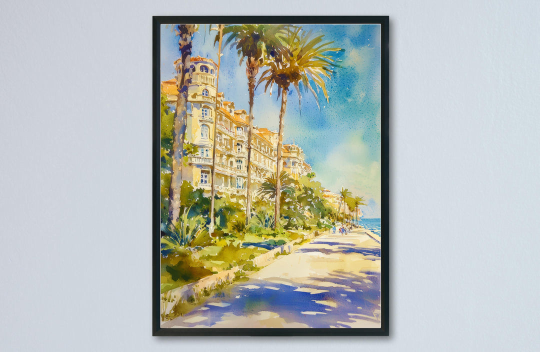 Estoril watercolor poster Wall Art Estoril Wall Hanging Home Décor Estoril Gift Art Lovers Portugal Art Lover Gift Portugal wall art