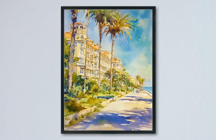 Estoril watercolor poster Wall Art Estoril Wall Hanging Home Décor Estoril Gift Art Lovers Portugal Art Lover Gift Portugal wall art