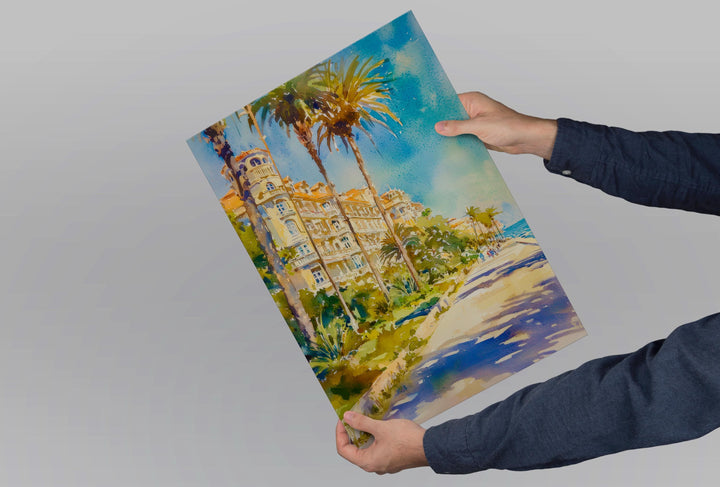 Estoril watercolor poster Wall Art Estoril Wall Hanging Home Décor Estoril Gift Art Lovers Portugal Art Lover Gift Portugal wall art
