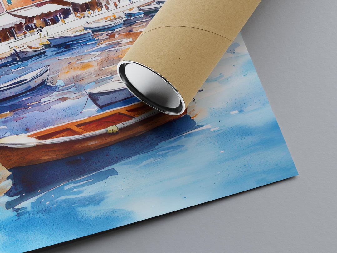 Rovinj Watercolor Poster Wall Art Rovinj Wall Hanging Home Décor Rovinj Gift Art Lovers Croatia Wall Art