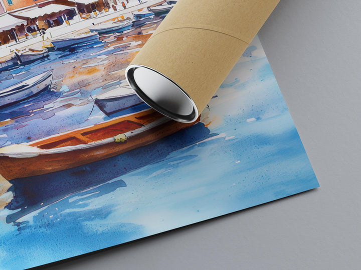 Rovinj Watercolor Poster Wall Art Rovinj Wall Hanging Home Décor Rovinj Gift Art Lovers Croatia Wall Art