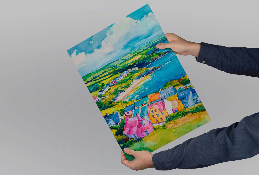 West Cork Watercolor Poster Wall Art West Cork Wall Hanging Home Décor West Cork Gift Art Lovers Ireland Wall Art West Cork Travel Poster