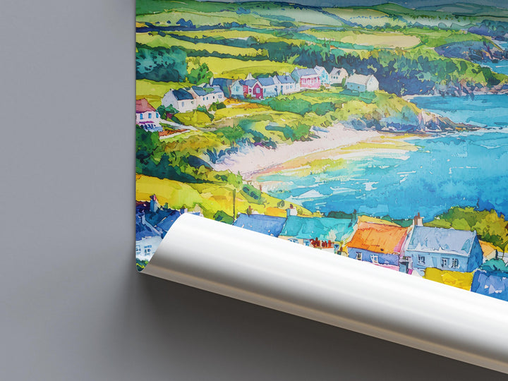 West Cork Watercolor Poster Wall Art West Cork Wall Hanging Home Décor West Cork Gift Art Lovers Ireland Wall Art West Cork Travel Poster