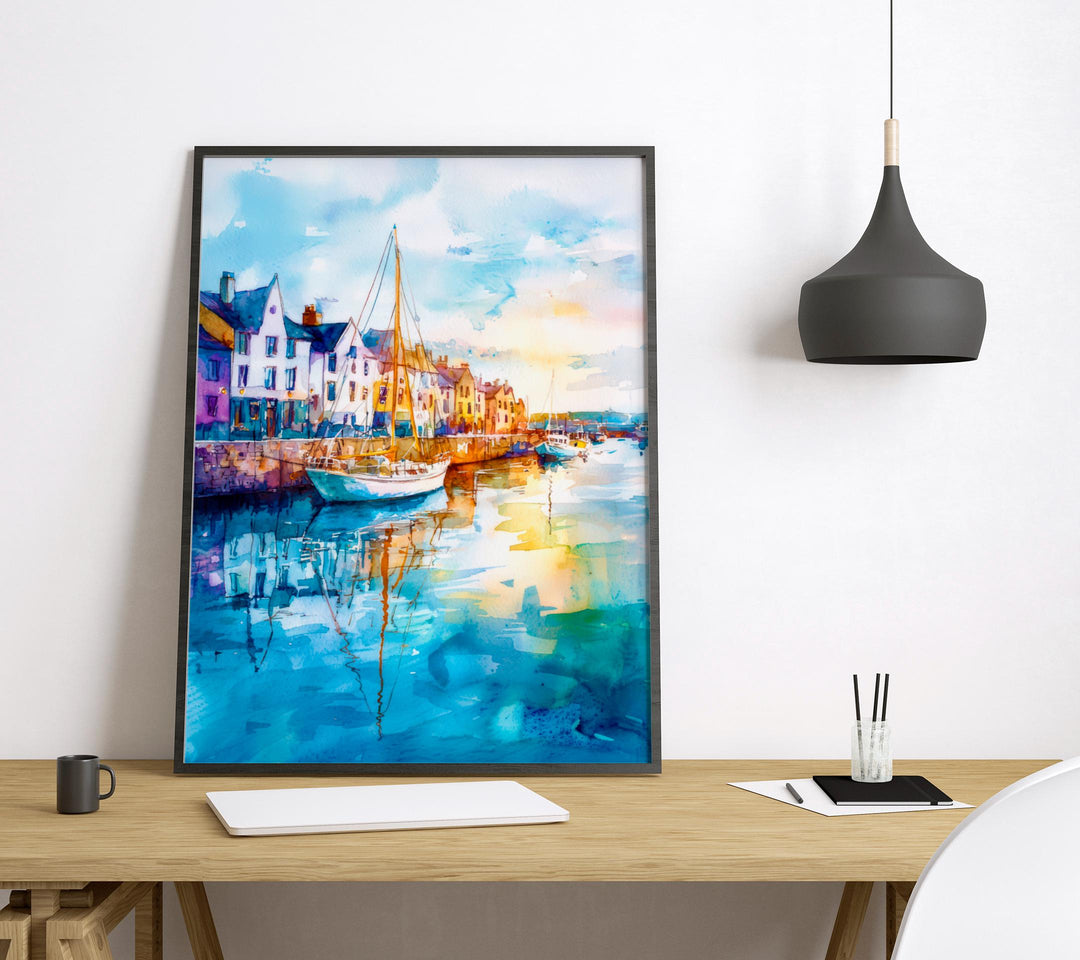 Galway Watercolor Poster Wall Art Galway Wall Hanging Home Décor Galway Gift Art Lovers Ireland Wall Art Galway Travel Poster Gift