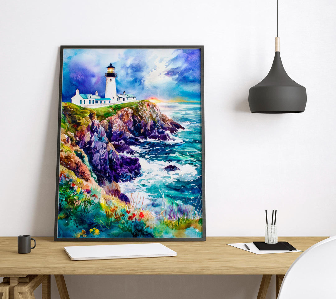 Donegal Watercolor Poster Wall Art Donegal Wall Hanging Home Décor Donegal Gift Art Lovers Ireland Wall Art Donegal Travel Poster Gift