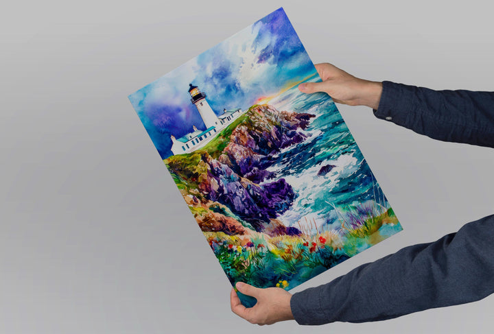 Donegal Watercolor Poster Wall Art Donegal Wall Hanging Home Décor Donegal Gift Art Lovers Ireland Wall Art Donegal Travel Poster Gift
