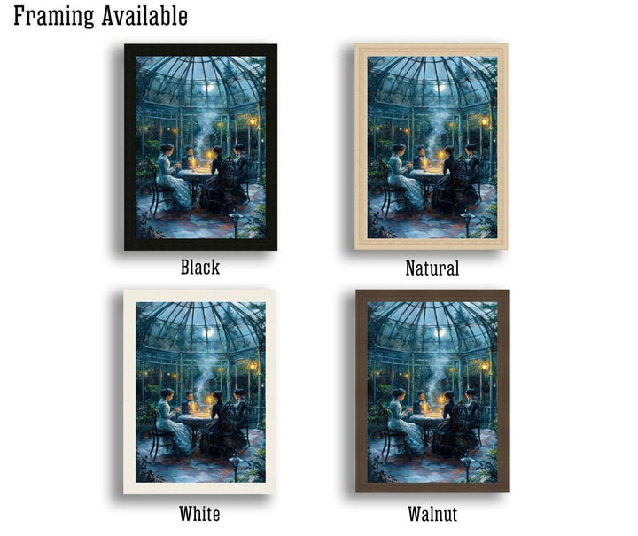 Witch Meeting Poster Magical Gathering Artwork Dark Academia Wall Art Enchanted Nature Illustration Witchcore Decor Vintage Fantasy