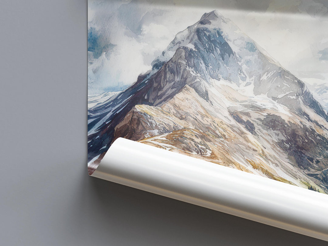 Ben Nevis watercolor poster Wall Art Ben Nevis Wall Hanging Home Décor Ben Nevis Gift Art Lovers Scotland Art Lover Gift Scotland wall art