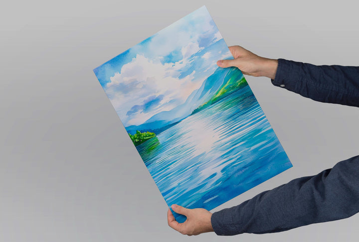 Loch Lomond watercolor poster Wall Art Loch Lomond Wall Hanging Home Décor Loch Lomond Gift Art Lovers Scotland Art Lover Gift Scotland
