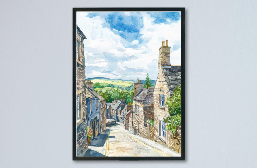 Tain watercolor poster Wall Art Tain Wall Hanging Home Décor Tain Gift Art Lovers Scotland Art Lover Gift Scotland wall art