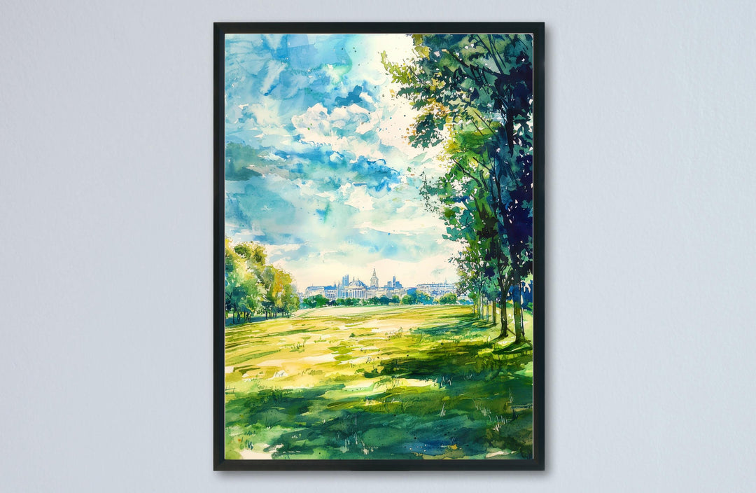 Greenwich Park watercolor poster Wall Art Greenwich Park Wall Hanging Home Décor Greenwich Park Gift Art Lovers England Art Lover Gift