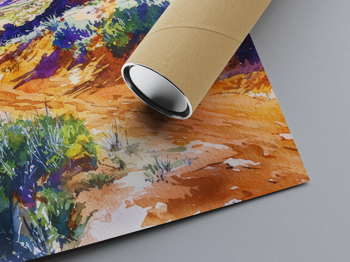 Arches National Park watercolor poster Wall Art Arches National Park Wall Hanging Home Décor Arches National Park Gift Art Lovers Utah