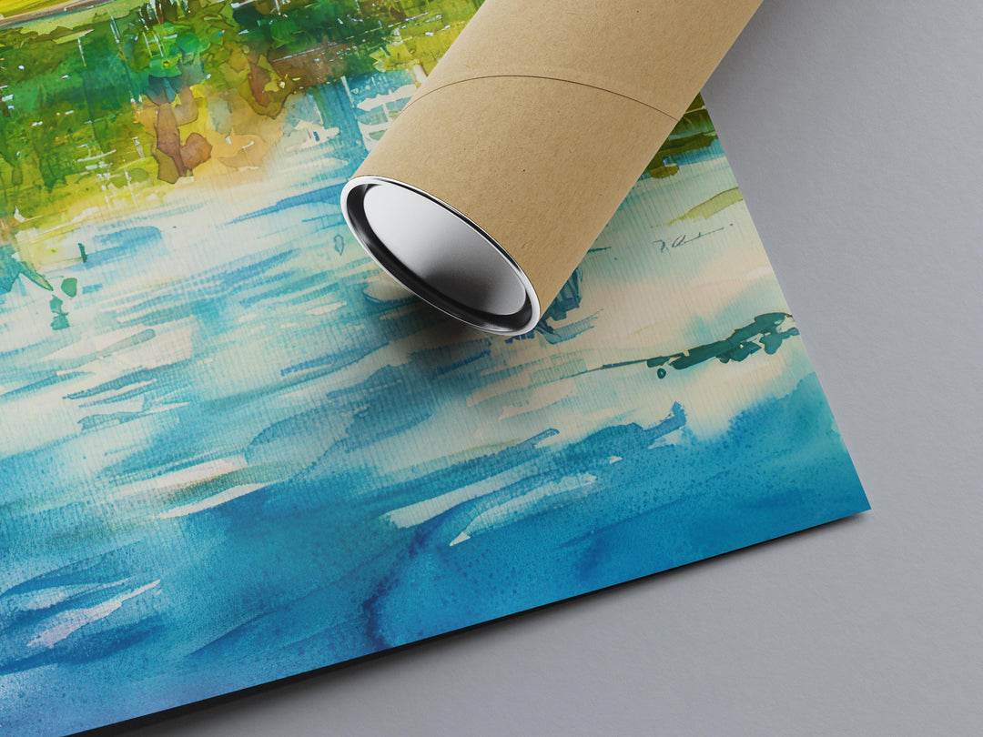 Boston watercolor poster Wall Art Boston Wall Hanging Home Décor Boston Gift Art Lovers Massachusetts Art Lover Gift Massachusetts wall art
