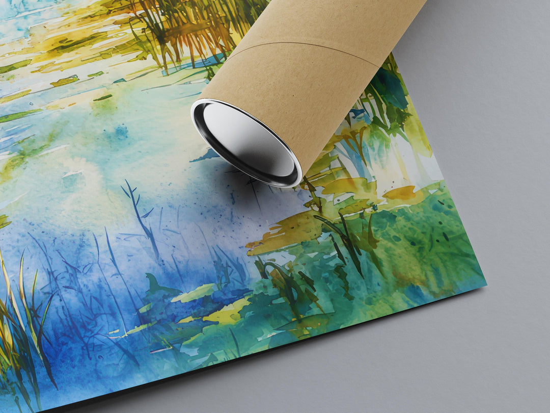 Everglades National Park watercolor poster Wall Art Everglades National Park Wall Hanging Home Décor Everglades National Park Gift Art Lover