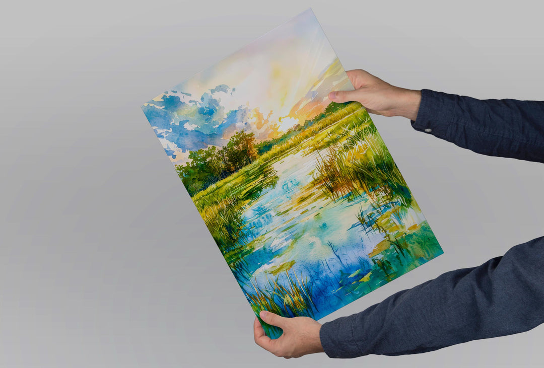Everglades National Park watercolor poster Wall Art Everglades National Park Wall Hanging Home Décor Everglades National Park Gift Art Lover