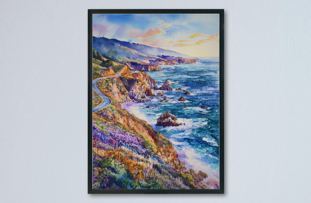 Monterey watercolor poster Wall Art Monterey Wall Hanging Home Décor Monterey Gift Art Lovers California Art Lover Gift California wall art