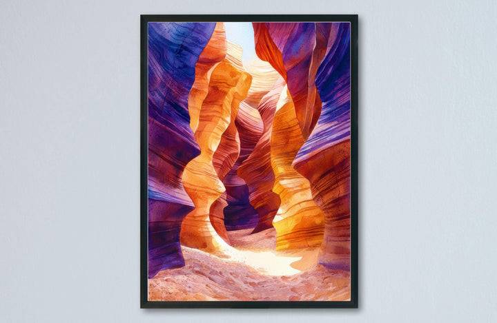Antelope Canyon watercolor poster Wall Art Antelope Canyon Wall Hanging Home Décor Antelope Canyon Gift Art Lovers Arizona Art Lover Gift