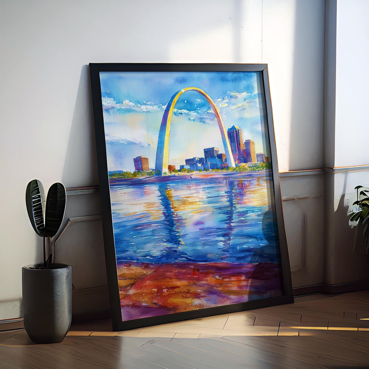 Gateway Arch watercolor poster Wall Art Gateway Arch Wall Hanging Home Décor Gateway Arch Gift Art Lovers St. Louis Art Lover Gift Missouri