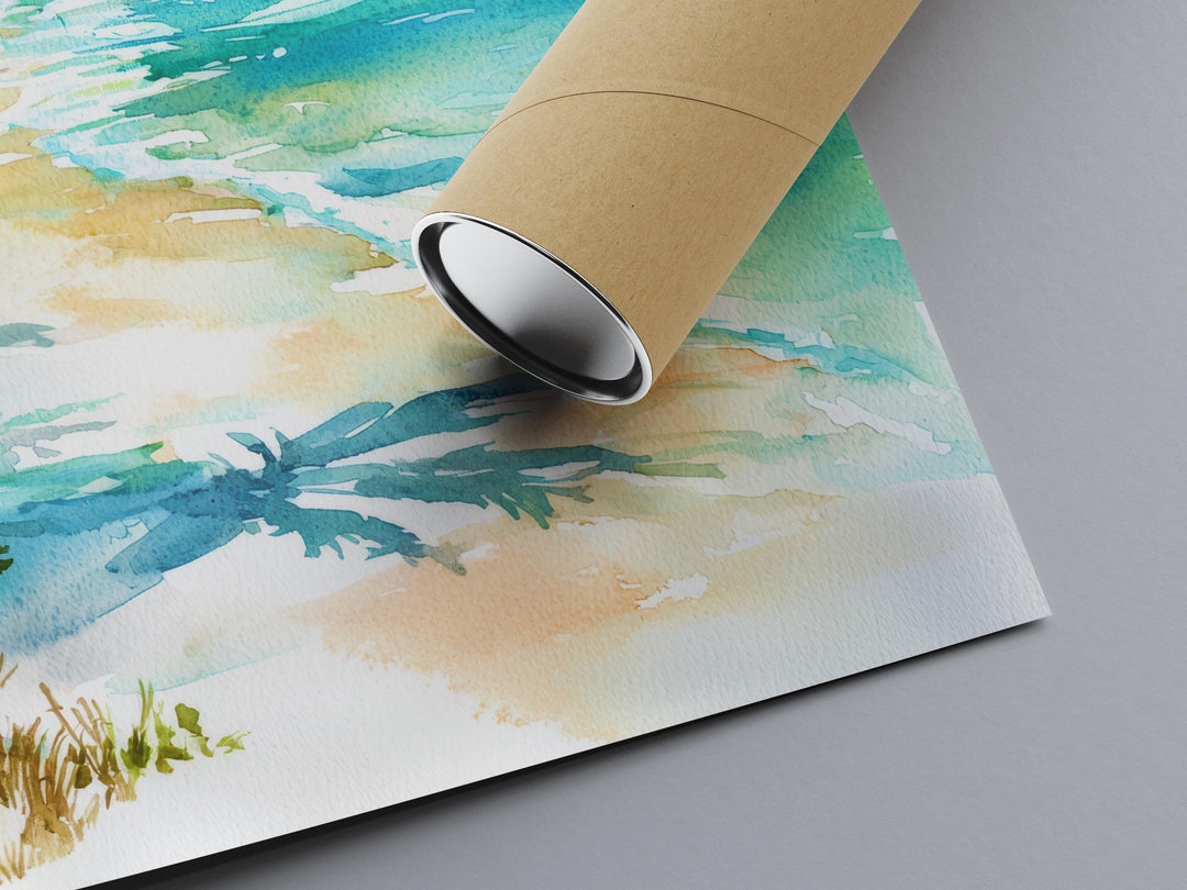 Antigua and Barbuda watercolor poster Wall Art Antigua and Barbuda Wall Hanging Home Décor Antigua and Barbuda Gift Art Lovers