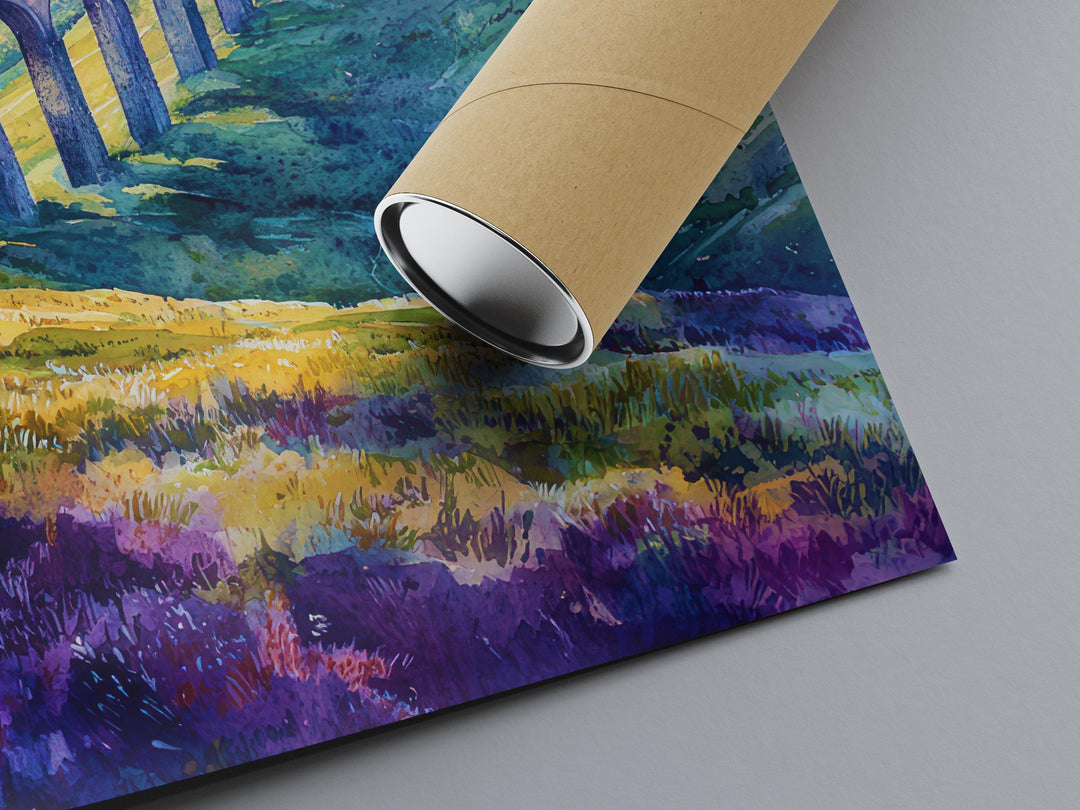 Yorkshire Dales Watercolor Poster Wall Art Yorkshire Dales Wall Hanging Home Décor Yorkshire Dales Gift Art Lovers United Kingdom Wall Art