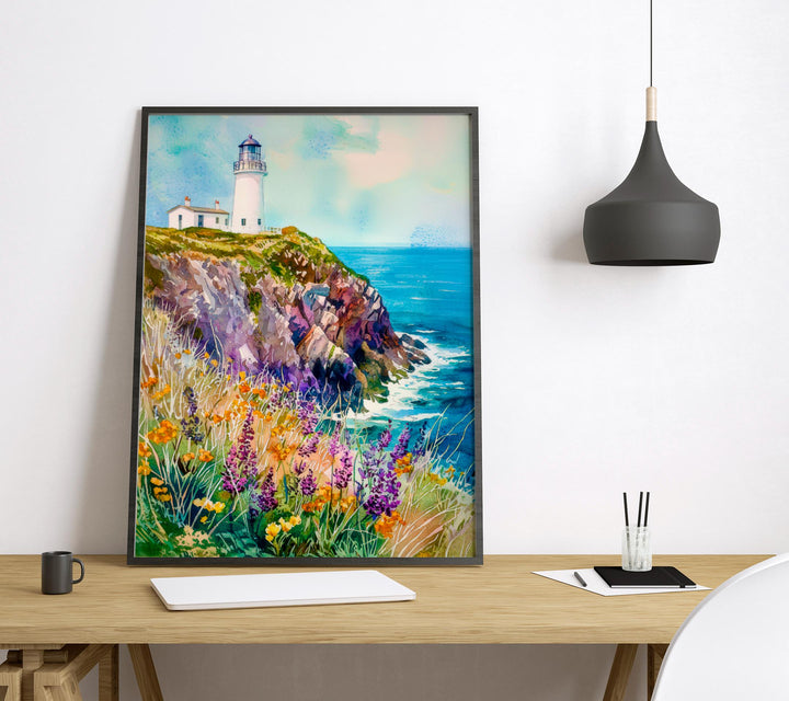 Pembrokeshire Coast Watercolor Poster Wall Art Pembrokeshire Coast Wall Hanging Home Décor Pembrokeshire Coast Gift Art Lovers