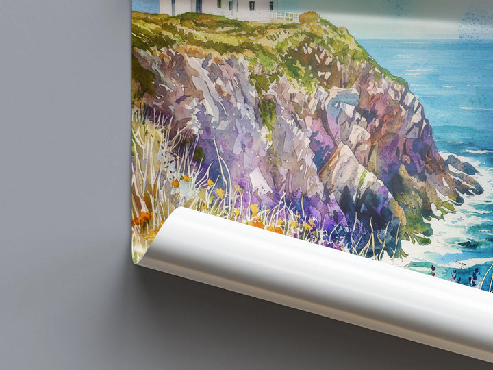 Pembrokeshire Coast Watercolor Poster Wall Art Pembrokeshire Coast Wall Hanging Home Décor Pembrokeshire Coast Gift Art Lovers