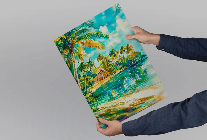 Belize watercolor poster Wall Art Belize Wall Hanging Home Décor Belize Gift Art Lovers Belize Art Lover Gift Belize wall art