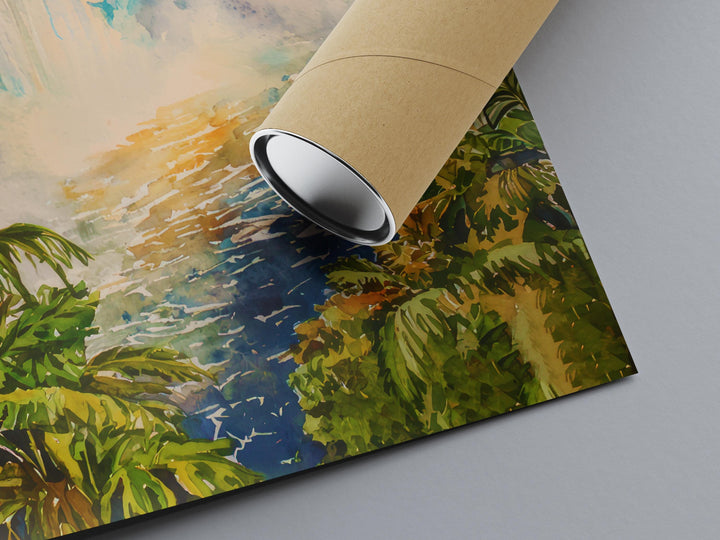 Guyana watercolor poster Wall Art Guyana Wall Hanging Home Décor Guyana Gift Art Lovers Guyana Art Lover Gift Guyana wall art