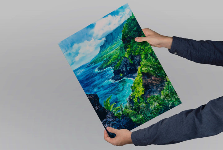 Big Island watercolor poster Wall Art Big Island Wall Hanging Home Décor Big Island Gift Art Lovers Hawaii Art Lover Gift Hawaii wall art