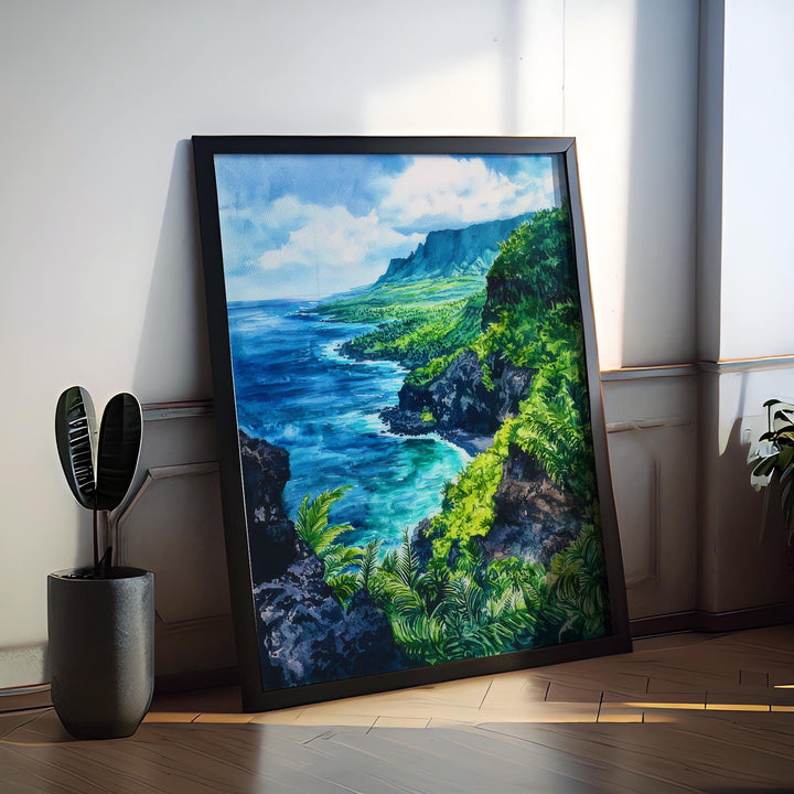 Big Island watercolor poster Wall Art Big Island Wall Hanging Home Décor Big Island Gift Art Lovers Hawaii Art Lover Gift Hawaii wall art