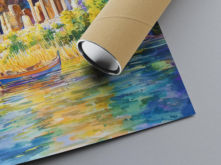 Dalyan Watercolor Poster Wall Art Dalyan Wall Hanging Home Décor Dalyan Gift Art Lovers Turkey Wall Art Dalyan Travel Poster Gift