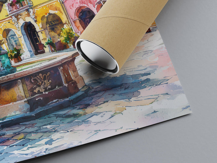 Poznan Watercolor Poster Wall Art Poznan Wall Hanging Home Décor Poznan Gift Art Lovers Poland Wall Art Poznan Travel Poster Gift