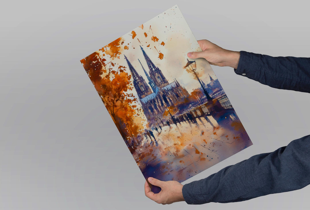 Cologne Watercolor Poster Wall Art Cologne Wall Hanging Home Décor Cologne Gift Art Lovers Germany Wall Art