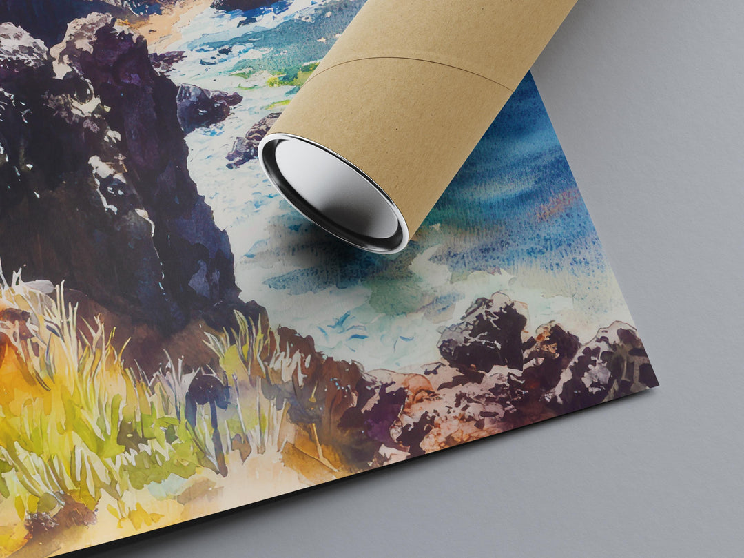 Ka Lae Watercolor Poster Wall Art Ka Lae Wall Hanging Home Décor Ka Lae Gift Art Lovers United States Wall Art