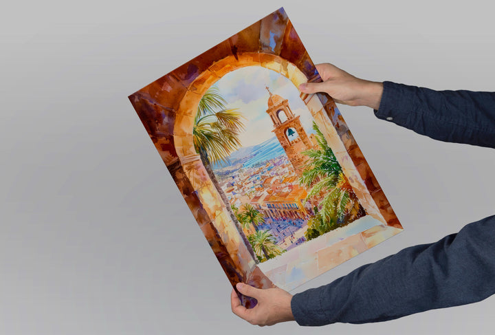 Barcelona Watercolor Poster Wall Art Barcelona Wall Hanging Home Décor Barcelona Gift Art Lovers Spain Wall Art