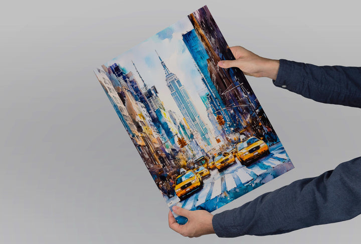 New York Watercolor Poster Wall Art New York Wall Hanging Home Décor New York Gift Art Lovers United States Wall Art