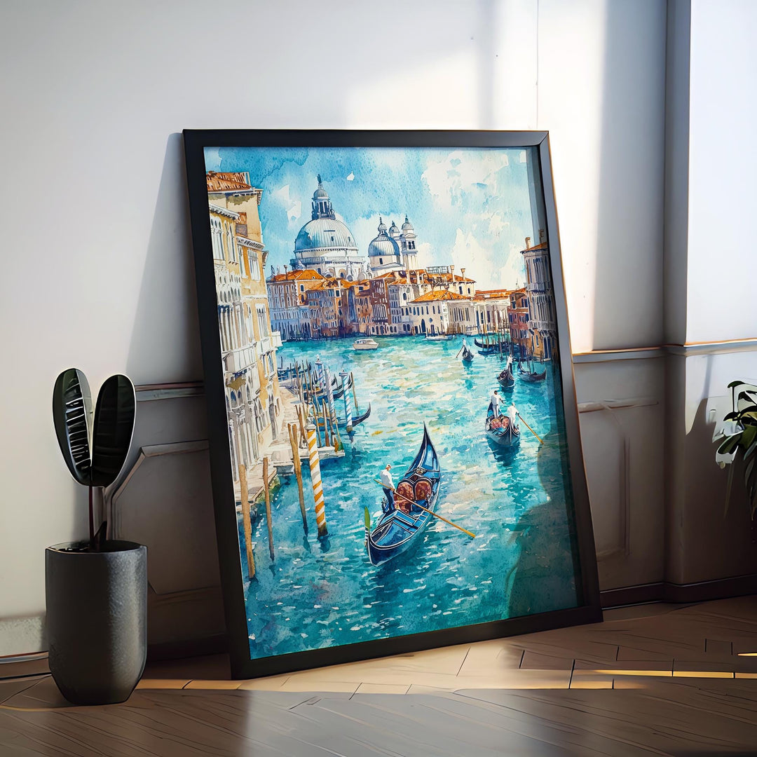 Venice Watercolor Poster Wall Art Venice Wall Hanging Home Décor Venice Gift Art Lovers Italy Wall Art