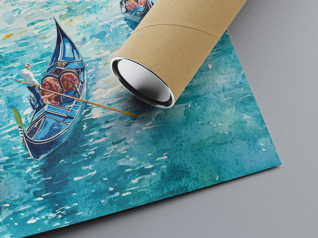 Venice Watercolor Poster Wall Art Venice Wall Hanging Home Décor Venice Gift Art Lovers Italy Wall Art