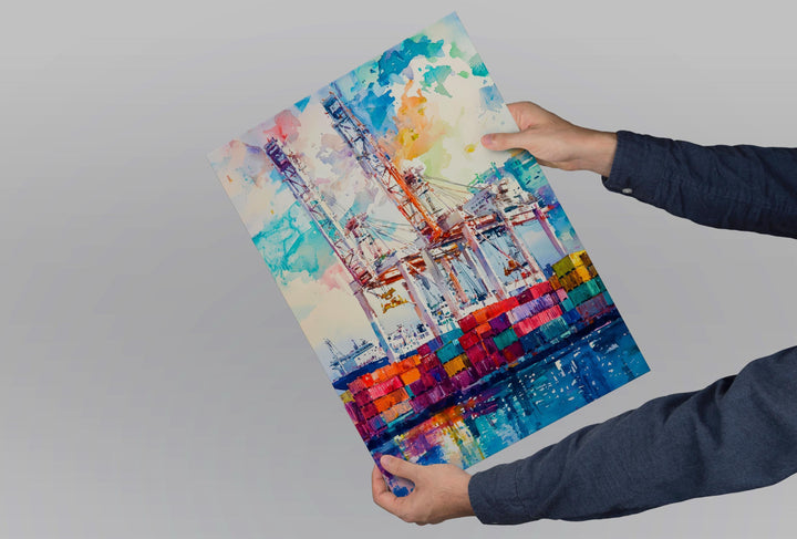 Oakland Watercolor Poster Wall Art Oakland Wall Hanging Home Décor Oakland Gift Art Lovers United States Wall Art