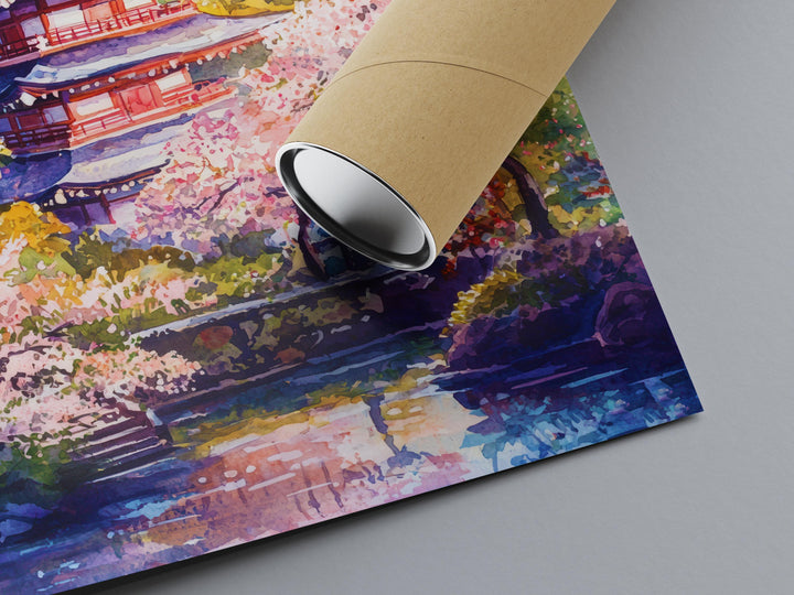 Japan Watercolor Poster Wall Art Japan Wall Hanging Home Décor Japan Gift Art Lovers Japan Wall Art
