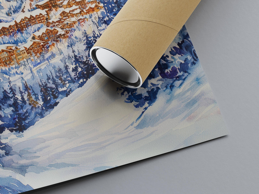 Beaver Creek Watercolor Poster Wall Art Beaver Creek Wall Hanging Home Décor Beaver Creek Gift Art Lovers United States Wall Art