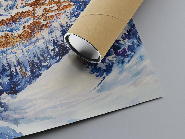 Beaver Creek Watercolor Poster Wall Art Beaver Creek Wall Hanging Home Décor Beaver Creek Gift Art Lovers United States Wall Art