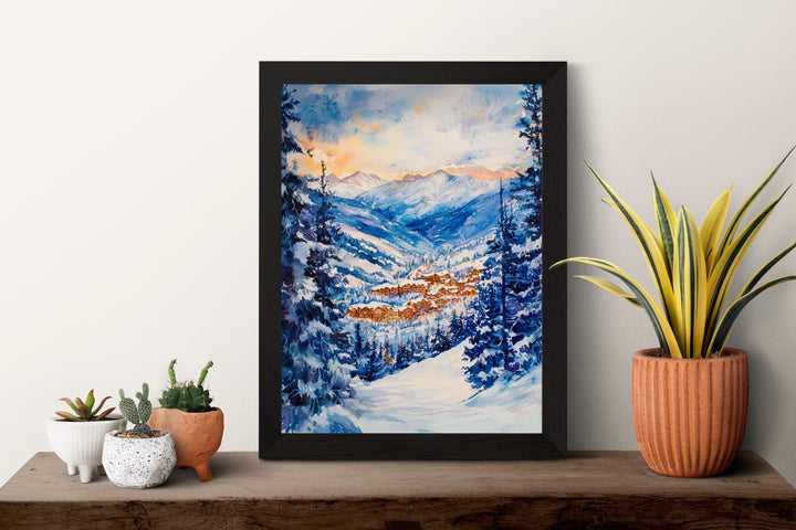 Beaver Creek Watercolor Poster Wall Art Beaver Creek Wall Hanging Home Décor Beaver Creek Gift Art Lovers United States Wall Art