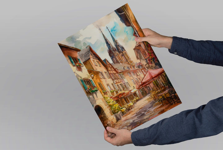 Mainz Watercolor Poster Wall Art Mainz Wall Hanging Home Décor Mainz Gift Art Lovers Germany Wall Art