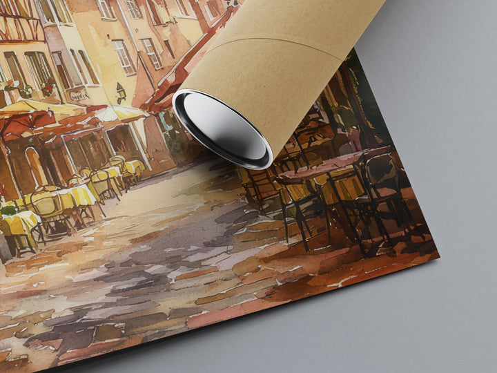 Mainz Watercolor Poster Wall Art Mainz Wall Hanging Home Décor Mainz Gift Art Lovers Germany Wall Art
