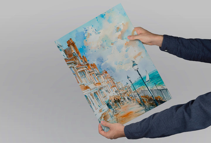 Brighton Watercolor Poster Wall Art Brighton Wall Hanging Home Décor Brighton Gift Art Lovers United Kingdom Wall Art