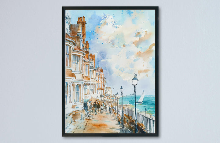 Brighton Watercolor Poster Wall Art Brighton Wall Hanging Home Décor Brighton Gift Art Lovers United Kingdom Wall Art