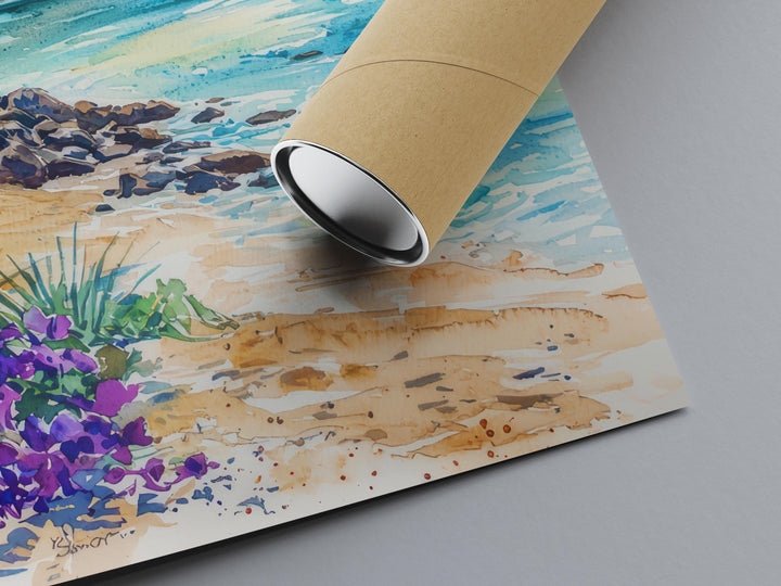Mauritius Watercolor Poster Wall Art Mauritius Wall Hanging Home Décor Mauritius Gift Art Lovers Mauritius Wall Art